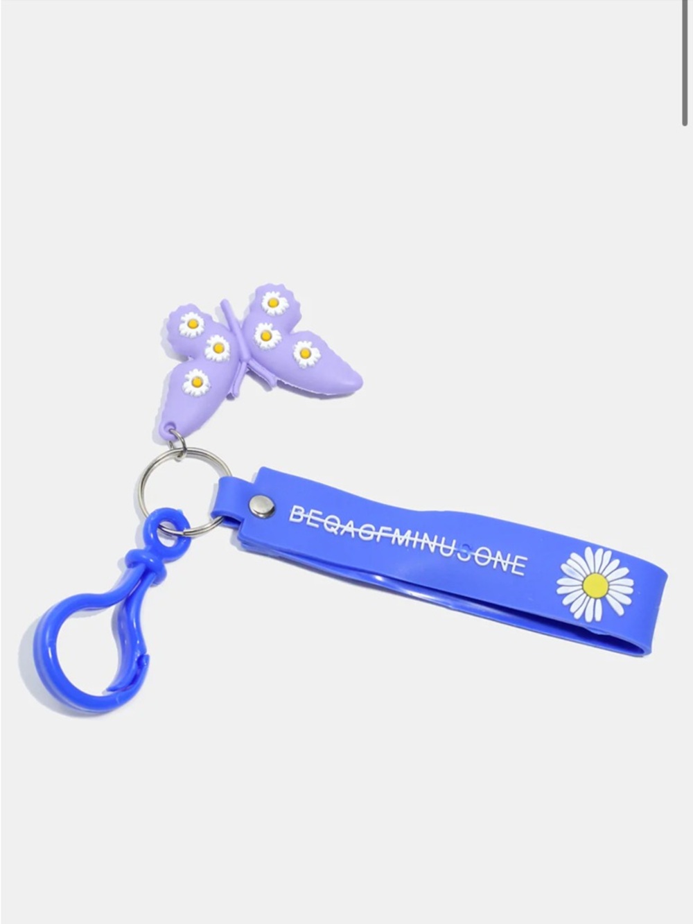 Butterfly & daises keychain - Picture 1 of 1